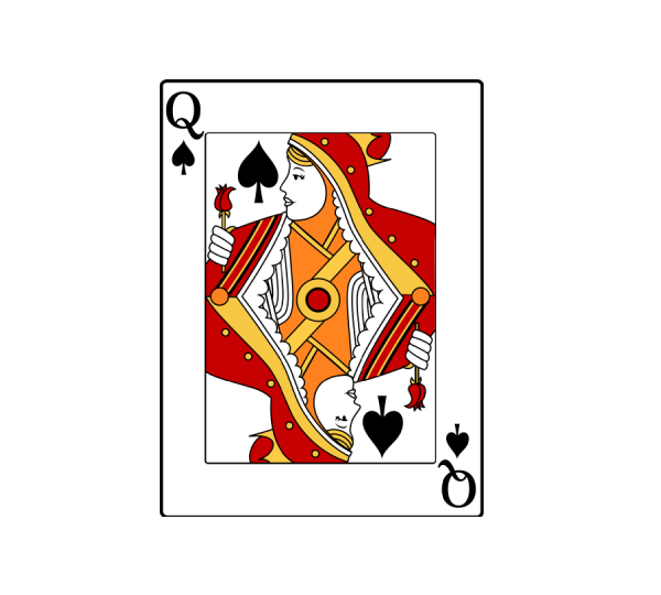 Kortų žaidimas - Pikų dama